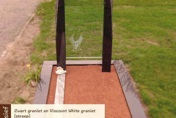 Exclusief – Zwart graniet en Viscount White graniet